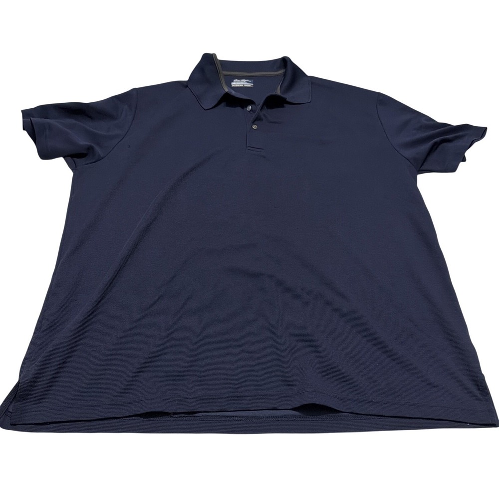 Ben Hogan Performance Mens 3XL Navy Blue Short Sleeve Golf Polo Shirt WT4838